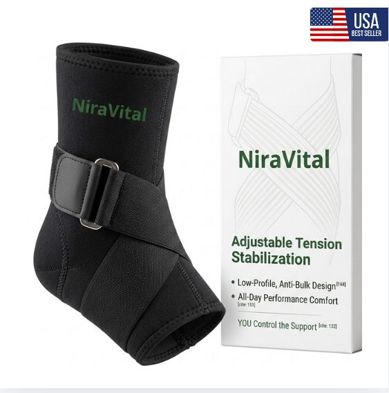 NiraVital Adjustable Compression Ankle Brace