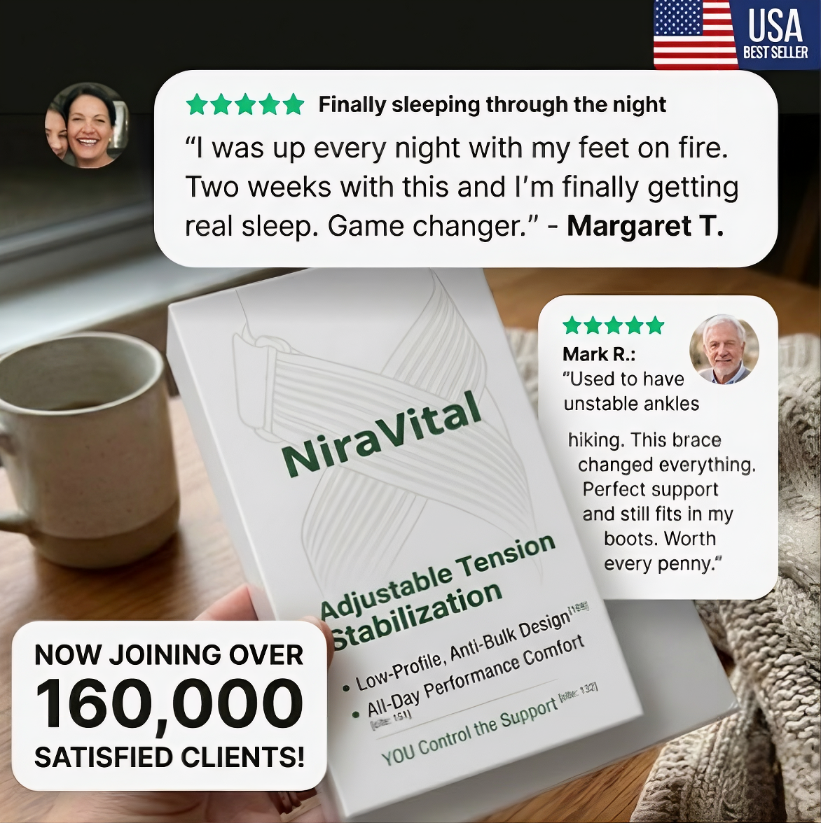 160,000 satisfied NiraVital customers